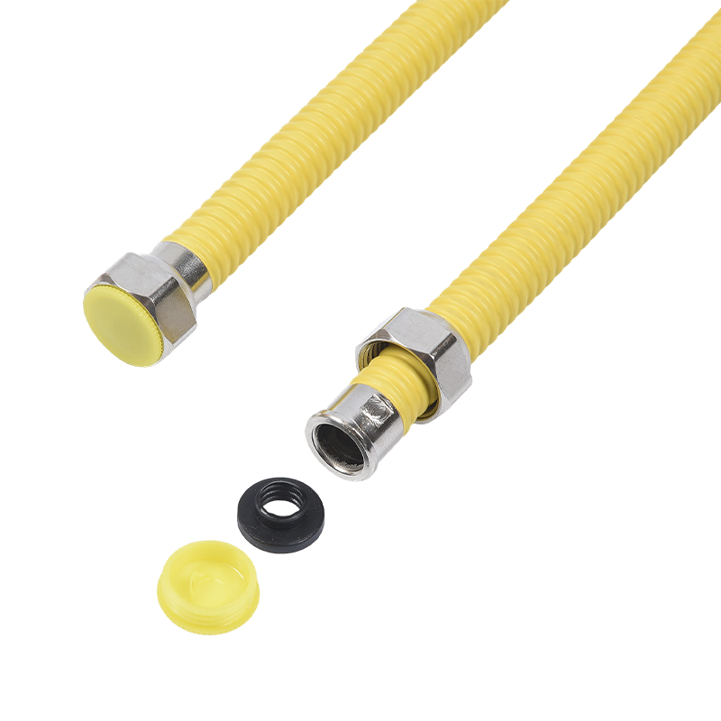 Hindi kinakalawang na asero Corrugated PVC Protective Layer Gas Tube